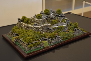 お城のジオラマ-高知城
