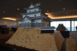 お城のジオラマ-新発田城三階櫓